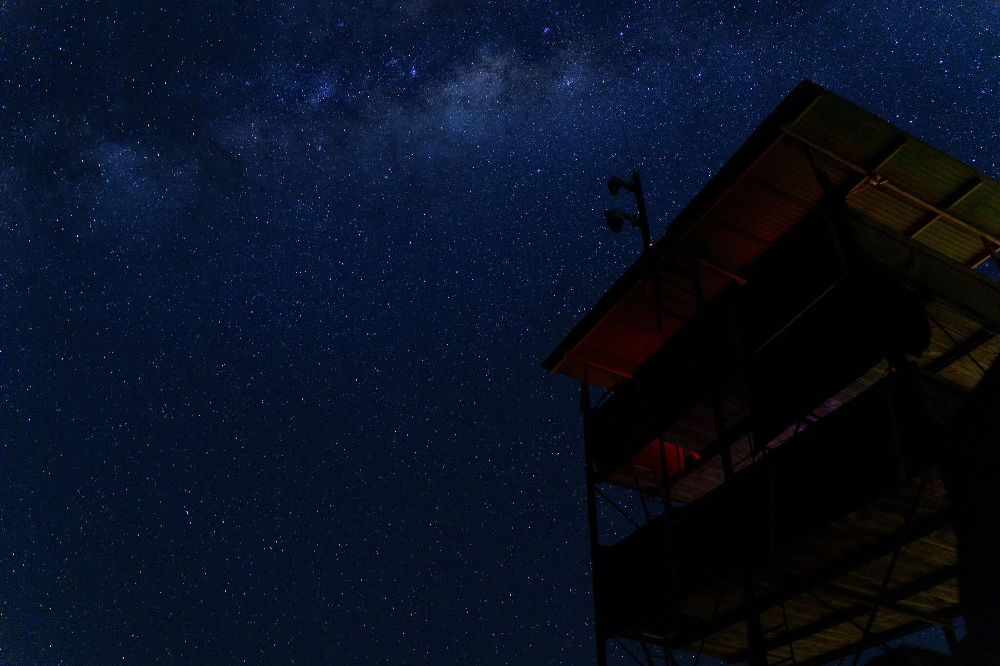 The Milky Way over the Namibian desert, Etosha National Park, Namibia